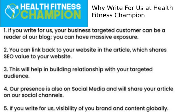 Why Write For Us at Health Fitness Champion – Payroll Software Write For Us